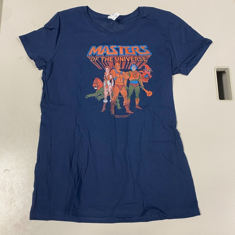 Master of the Universe Blue Tshirt, Size Medium, Womans fit